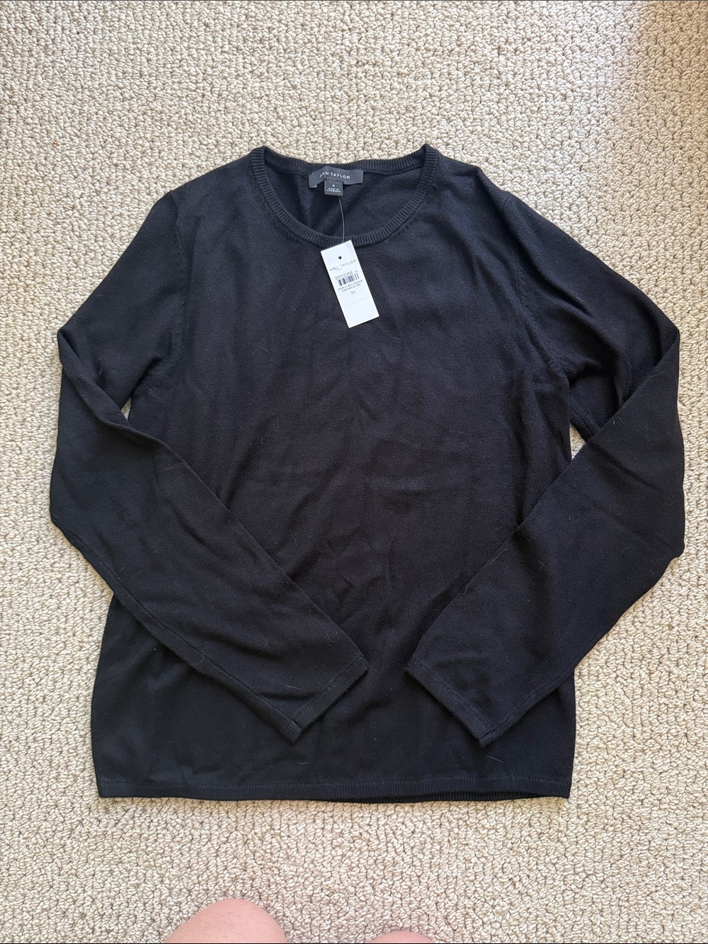 Ann Taylor Black Crewneck Women's Sweater